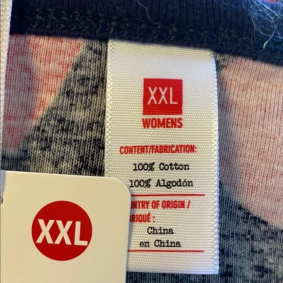 Target Women's Sleep Set - Navy and Red Hearts - Picture 4 of 4